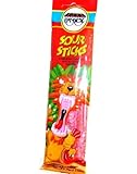 Paskesz Candy Sour Sticks Strawberry, 1.75-Ounce Bags (Pack Of 5)