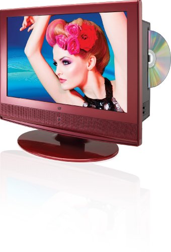 GPX TD1510R 15.4 HDTV with built in DVD - Red
