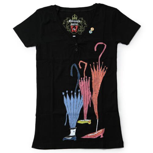 Mademoiselle papillon Long Rib Tee Umbrella