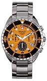Swiss Military Hanowa Men's 06-5096-04-079 Sealander 316L Stainless Steel Orange Dial Watch