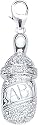 14k Gold Diamond Baby Bottle Charm (1/10 cttw)