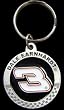 Dale Earnhardt Pewter Key Ring - NASCAR NASCAR Fan Shop Sports Team Merchandise