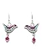 Crystals Dove Earrings - by Maya Rayten