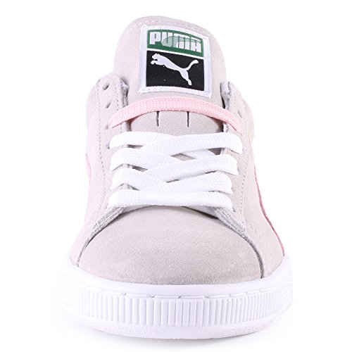 Puma Suede Classic Womens Suede Trainers Grey Pink 10