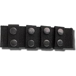 Tru-Spec Heavy Duty Belt Keepers in Black - 4 Pack