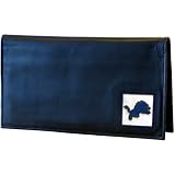 NFL Detroit Lions Deluxe Leather Checkbook Cover