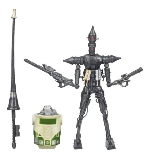 Childrens Toyshop  Spielwaren : Hasbro 87613 - Star Wars Built a droide Black IG-88 Speeder-Bike Droid