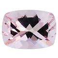 Morganite 16x12 MM Cushion: 9.18 Carats from the mines of Madagascar - Cushion Cut