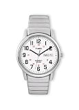 Easy Reader, White Face, Silver Steel Bracelet