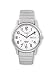 Easy Reader, White Face, Silver Steel Bracelet