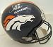 Terrell Davis Autographed/Hand Signed Denver Broncos Full Size Deluxe Replica Helmet with SB 32 MVP