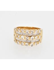 14K Yellow Gold Diamond Ring