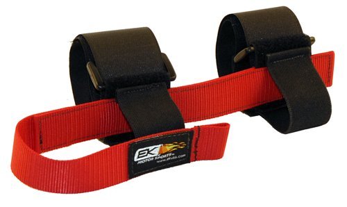 EK Ekcessories 19083P-W60-AM Burn Out II Red Webbing Fire Extinguisher Holder