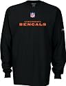 Cincinnati Bengals Black Youth Wordmark Sideline Long Sleeve T-Shirt