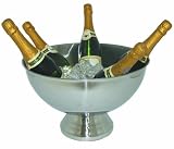 Sefama International - 105627 - Vasque à Champagne - Inox - 39,5 x 25 cm