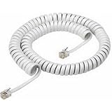 SOUTHWESTERN BELL S60067 White Handset Cord 12 Feet
