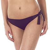 Mossimo Black: Butterfly Mock-Tie Swim Bottoms - Eggplant