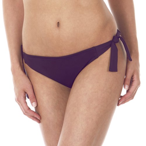 Mossimo Black: Butterfly Mock-Tie Swim Bottoms - Eggplant