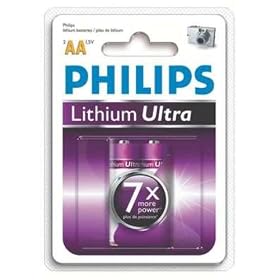 Philips - FR6LB2A - Pile Lithium Ultra - Blister de 2 AA