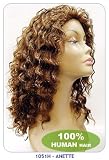 New born free human hair wig: ANETTE/H Color: M4/12