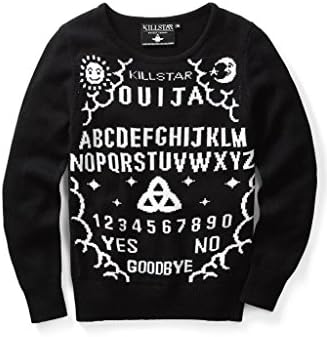 Killstar Ouija Board Occult Gothic Soft Knit Sweater (S)