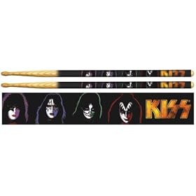 KISS 4 Faces Drum Sticks
