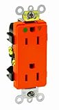 Leviton 16262-IG 15 Amp, 125 Volt, Decora Plus Duplex Receptacle, Straight Blade, Hospital Grade, Is