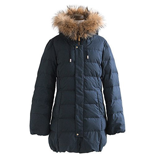 ダウン コート ラクーンファー ツワインフリー加工 ピーチスキン Aライン (アントゲージ) Antgauge