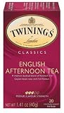 Twinings English Afternoon Tea, Tea Bags, 20-Count, 1.41 oz. Boxes (Pack of 6) by Twinings Lowest Price