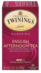 Twinings English Afternoon Tea, Tea Bags, 20-Count, 1.41 oz. Boxes (Pack of 6)