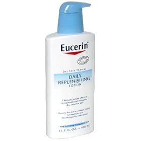 Eucerin Moisturizing Lotion, Daily Replenishing, 13.5-Ounce Bottles (Pack of 3)
