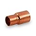 Everflow Supplies FCRC0342 Copper Fitting Reducer with Male Connect and Female Sweat Socket, 3/4 X 1/2,