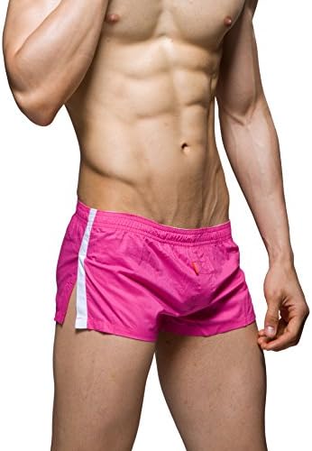 VONZODAS Men's Slim Fitnesia Home Short Medium Fuchsia