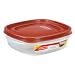 Rubbermaid 7J65 Easy Find Lid Square 3-Cup Food Storage Container