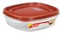 Rubbermaid 7J65 Easy Find Lid Square 3-Cup Food Storage Container