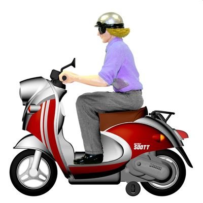 SILVERLIT  - Vehicules radiocommandés  - I/C MINI SCOOTER BOY