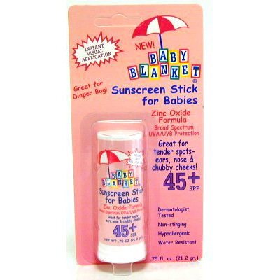 Baby Blanket Spf#45 + Sunscreen Stick .75 oz.