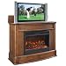 Soho Electric Fireplace TV Lift Cabinet - Caramel