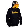 Pittsburgh Steelers NFL "Helmet" Hooded Fleece Pullover (Black)
