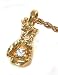 LARGE Mens 24k Gold Layered GL 3d Boxing Glove with CZ Stone Charm Necklace - 22 chain Lifetime Warranty! Comes Gift Boxed