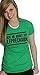 St Patricks Day Leprechaun Costume with Rainbow Suspenders Juniors Green Heather Tee (Large)