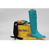 Green Amaort Roll Up Designer Rain Boot Wellies