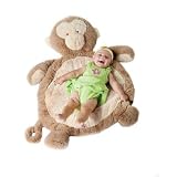 Baby Mat with Monkey in Natural