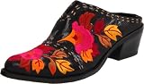 J.Renee Women’s Stampede Mule,Black/Multi,8 W US
