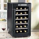The Wine Enthusiast 18-Bottle Wine Cellar - Graphite