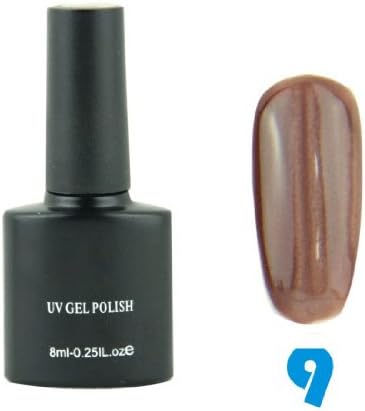MyGal BROWN Nail Magnetic Polish 3D Glitter Special Effects Decals Gelish W/ FREE Magnet Slice #UVCAT09
