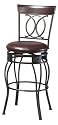 Linon O & X Back Bar Stool