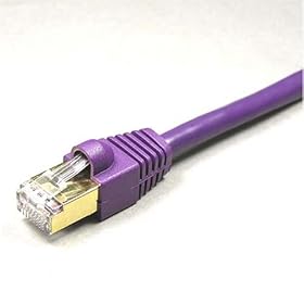 【クリックで詳細表示】ケーブルダイレクト カテゴリ 7 LANケーブル STP(FTP) ストレート結線、より線、 長さ1m C7S-PM010