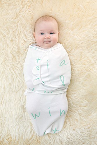 100% Organic Cotton Simple Swaddles in Twinkle, (3-6M)