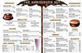 Menu Math Hamburger Hut Extra